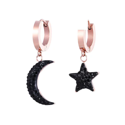 Boucle d'Oreille Lune